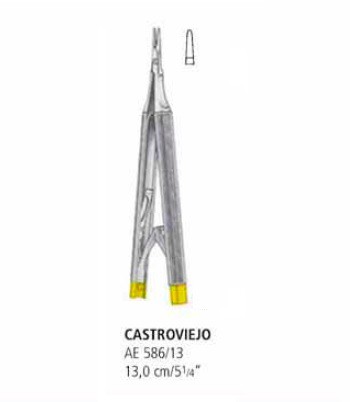 Микроиглодержатель общехирургический CASTROVlEJO AE 586