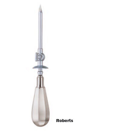 Троакар Roberts с запором, 5.0-6.5 мм