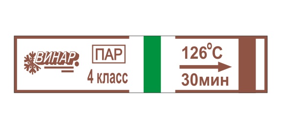 Индикатор паровой стерилизации БИНФАРМ МедИС-Бел-П-126/30