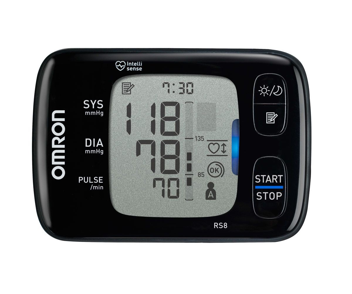 Тонометр автоматический Omron RS 8 (HEM-6310F-E) на запястье