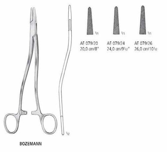 Иглодержатель общехирургический BOZEMANN AE 079