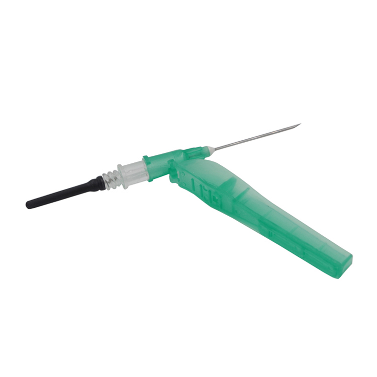 Игла двусторонняя Sanli Medical с защитным колпачком