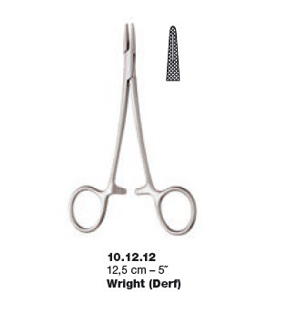 Иглодержатель общехирургический Wright (Derf)