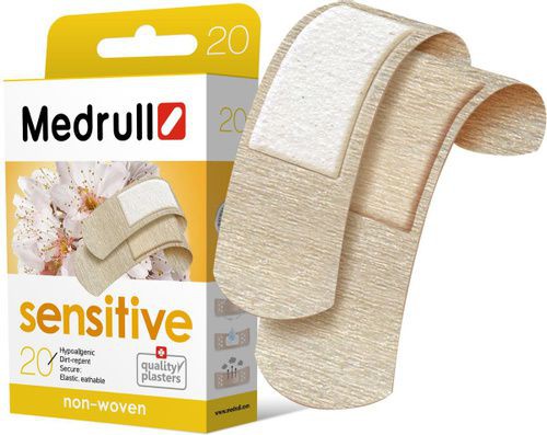 Пластыри бактерицидные Medrull Sensitive