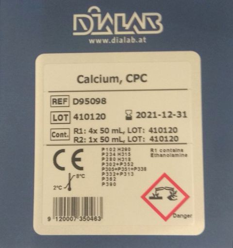 Диагностический реагент Dialab Кальций