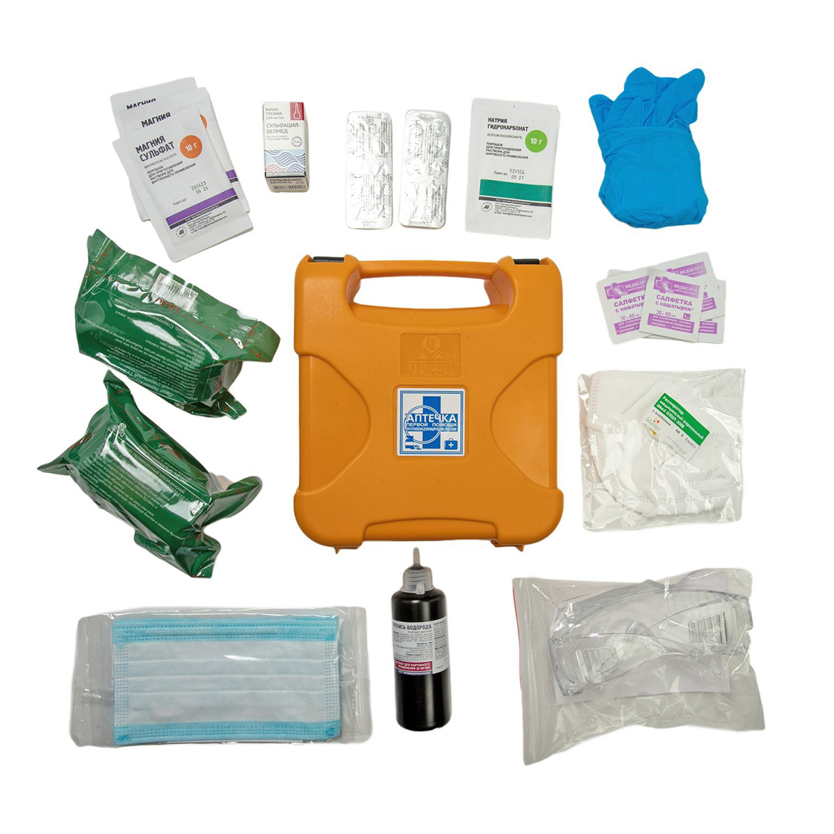 Аптечка первой помощи Чефи АД при отравлении дезинфицирующими средствами