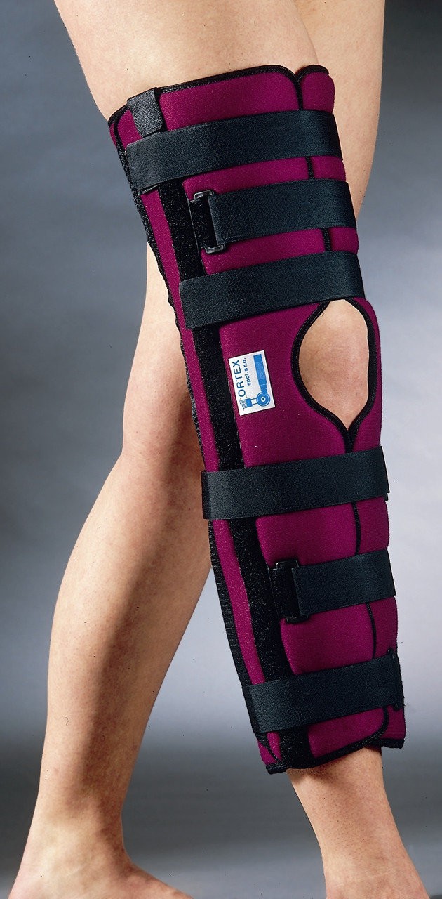 Ортез (фиксирующая шина) коленного сустава (с флексией 20 г) ORTEX 05