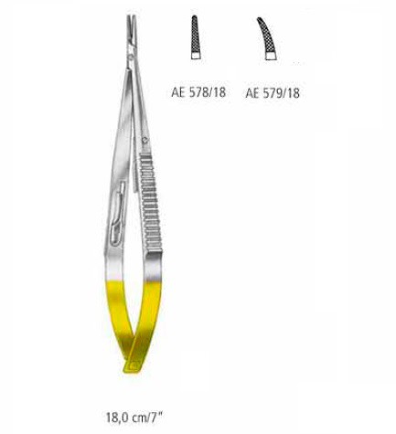 Иглодержатель общехирургический CASTROVIEJO AE 578 / AE 579