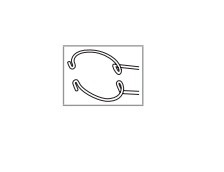 Векорасширитель темпоральный аспирационный по Либерману, круглые открытые опоры, круглые бранши 14 мм
