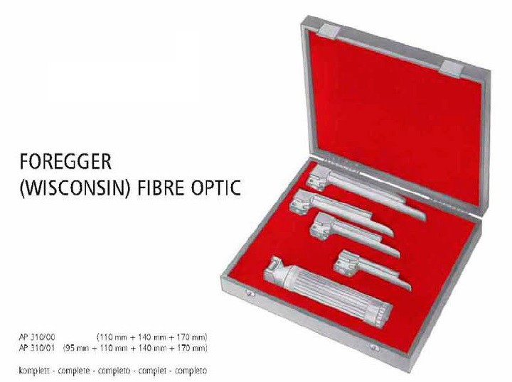 Набор ларингоскопов Nopa Foregger AP 310