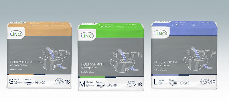 Подгузники для взрослых LINO, размер M, 20 шт. - изображение 2