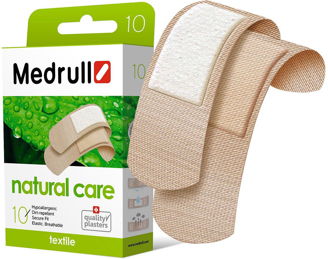 Пластыри бактерицидные Medrull Natural Care