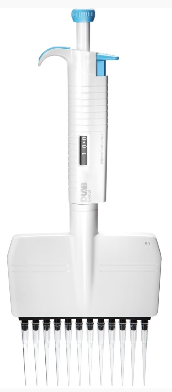 Дозатор пипеточный DLAB Scientific серии MicroPette Plus 12-канальный