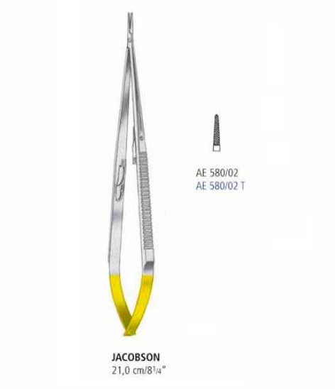 Микроиглодержатель общехирургический JACOBSON AE 580/02