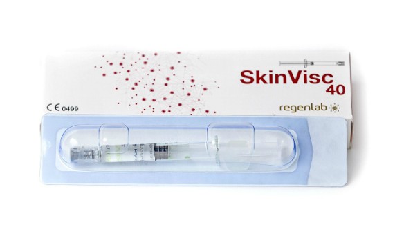 Стерильный апирогенный гель гиалуроновой кислоты SkinVisc40 в шприцах