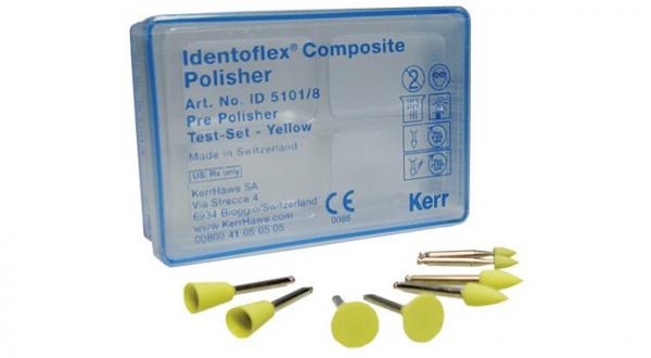 Набор полиров для композитов для предварительной полировки Identoflex Composite Polisher, желтые