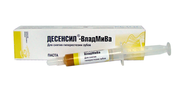 Паста для снижения чувствительности зубов и слизистой полости рта «Десенсил-ВладМиВа»
