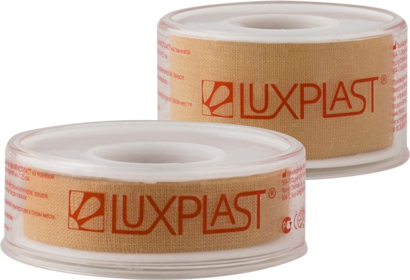 Пластырь фиксирующий LuxPlast на тканевой основе