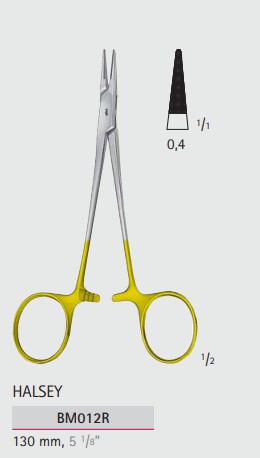Иглодержатель общехирургический Hasley BM012R