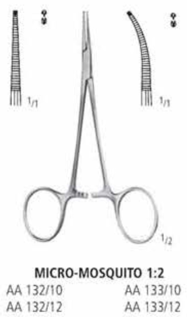 Зажим артериальный 1:2 MICRO-MOSQUITO AA 132 / AA 133