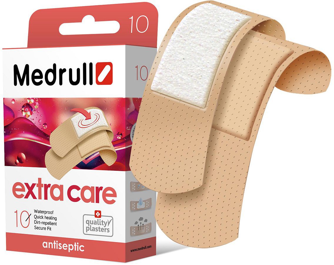 Пластыри бактерицидные Medrull Extra Care