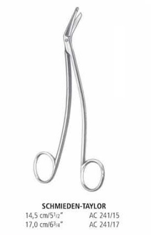 Ножницы микрохирургические изогнутые SCHMIEDEN-TAYLOR AC 242