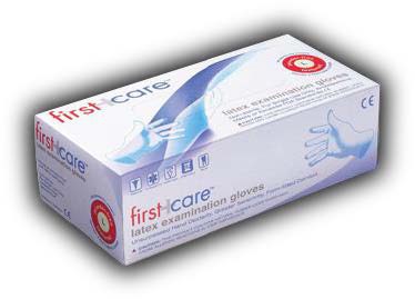 Перчатки смотровые нитриловые WRP First+Care текстурированные