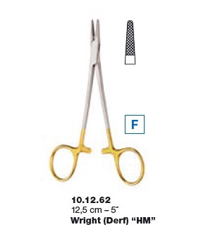Иглодержатель общехирургический Wright (Derf) HM