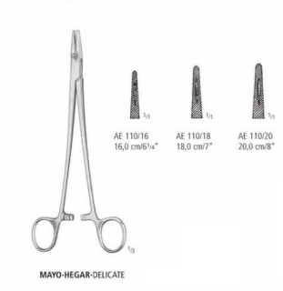 Иглодержатель общехирургический MAYO-HEGAR-DELICATE AE 110