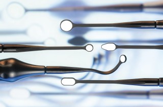 Зеркало стоматологическое Hahnenkratt BLACKline MICROflex rhodium