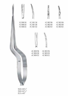 Ножницы микрохирургические AC 860 / AC 861 / AC 862 / AC 863 / AC 864 / AC 865