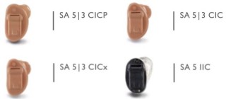 Слуховой аппарат SAPHIRA 3 / SAPHIRA 5 CIC, IIC