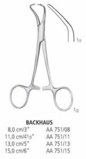 Зажим для операционного белья BACKHAUS AA 751