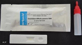 Экспресс-тест Мульти Тест 007 Clostridium difficile антиген GDH в кале