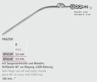 Трубка наконечник аспирационный Frazier GF923R-GF925R