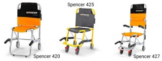 Носилки кресельные SPENCER 420 / 425 / 427