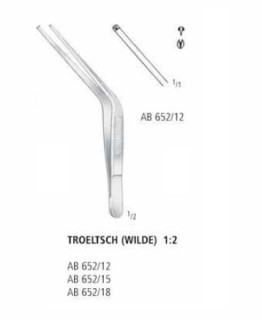 Пинцет назальный / ушной 1:2 TROELTSCH (WILDE) AB 652