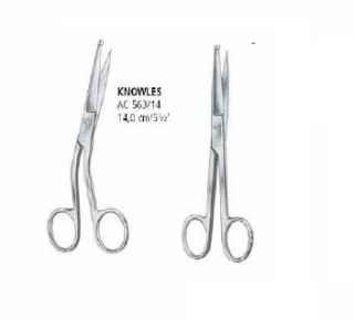 Ножницы бандажные изогнутые / прямые KNOWLES AC 563 / AC 564