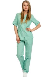 Костюм женский Стецкевич ИЯ светло-зеленый