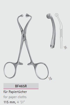 Зажим для полотенец и бумаги Towel Clamp For Paper Drape BF465R