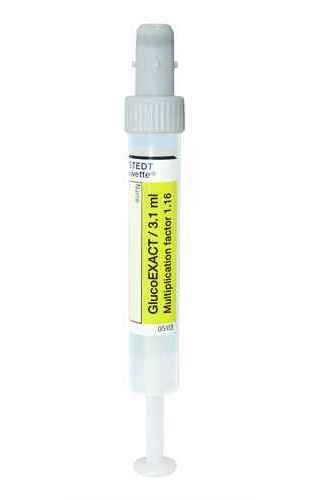 Пробирка вакуумная S-Monovette GlucoEXACT